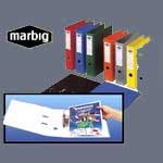 Folder A4 LeverArch PVC Grey - Marbig - 10100066