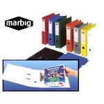 Folder A4 LeverArch PVC White -Marbig - 10100067