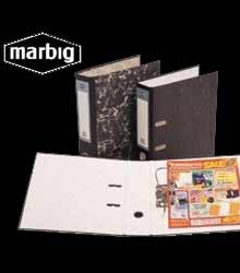 Folder A4 LeverArch Black board - Marbig - 10100085