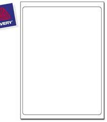 Labels - Avery Inkjet J8167 1 Per Pg - 10351715