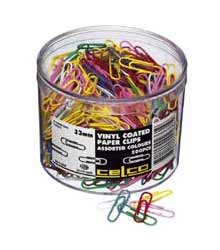 PaperClips 33mm Vinyl Colour 1000pack - Clip - 10401261